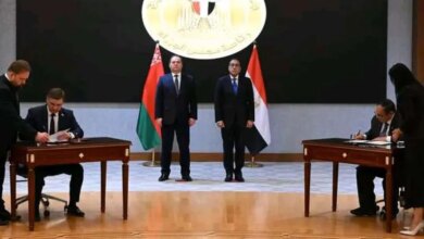 رئيسا وزراء مصر وبيلاروسيا يشهدان توقيع اتفاق لتعزيز نظام التجارة المشتركة - أخبار مصر